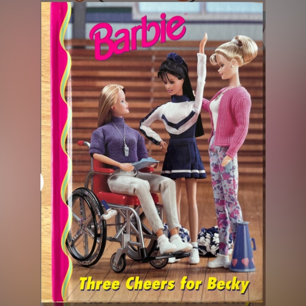 5for$20📗Barbie "Three Cheers for Becky" Book